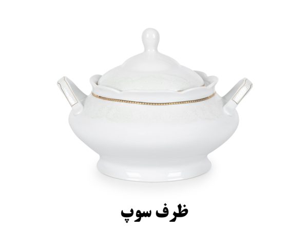 ظرف سوپخوری سرویس الگانس طرح ژینا 821